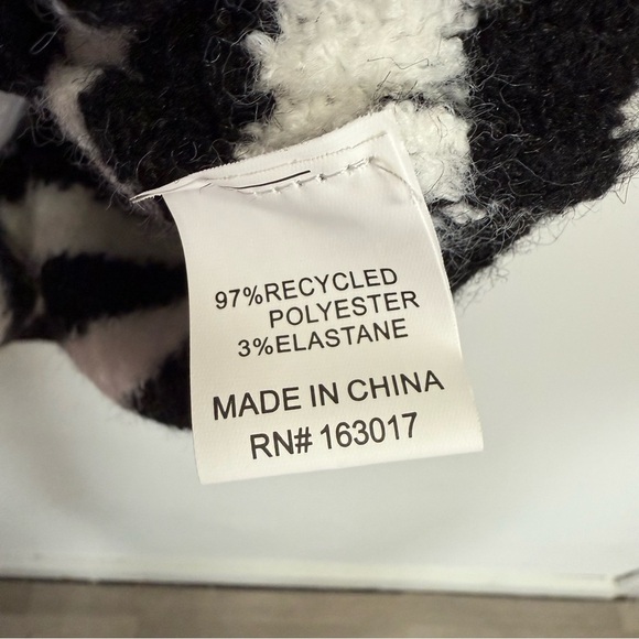 Princess Polly Deverell Sweater Dress Womens S/M Black White Striped Knit NWT - Picture 6 of 10